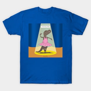 T-Rex Ballerina T-Shirt